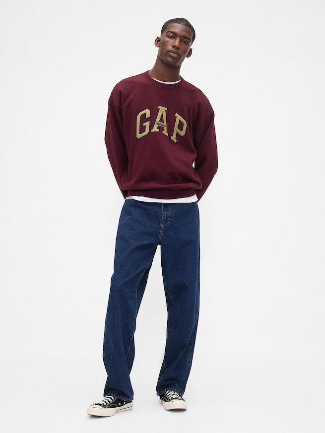 ヘビーウェイト GAP Athleticロゴ スウェットシャツ-1