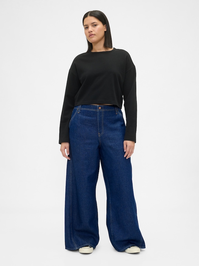 ミッドライズ ウルトラソフト バギーデニム-4