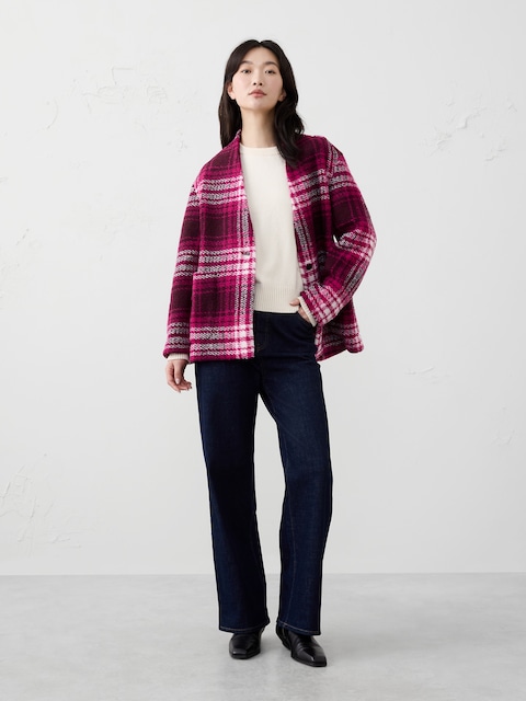 Knit Bouclé Coat
