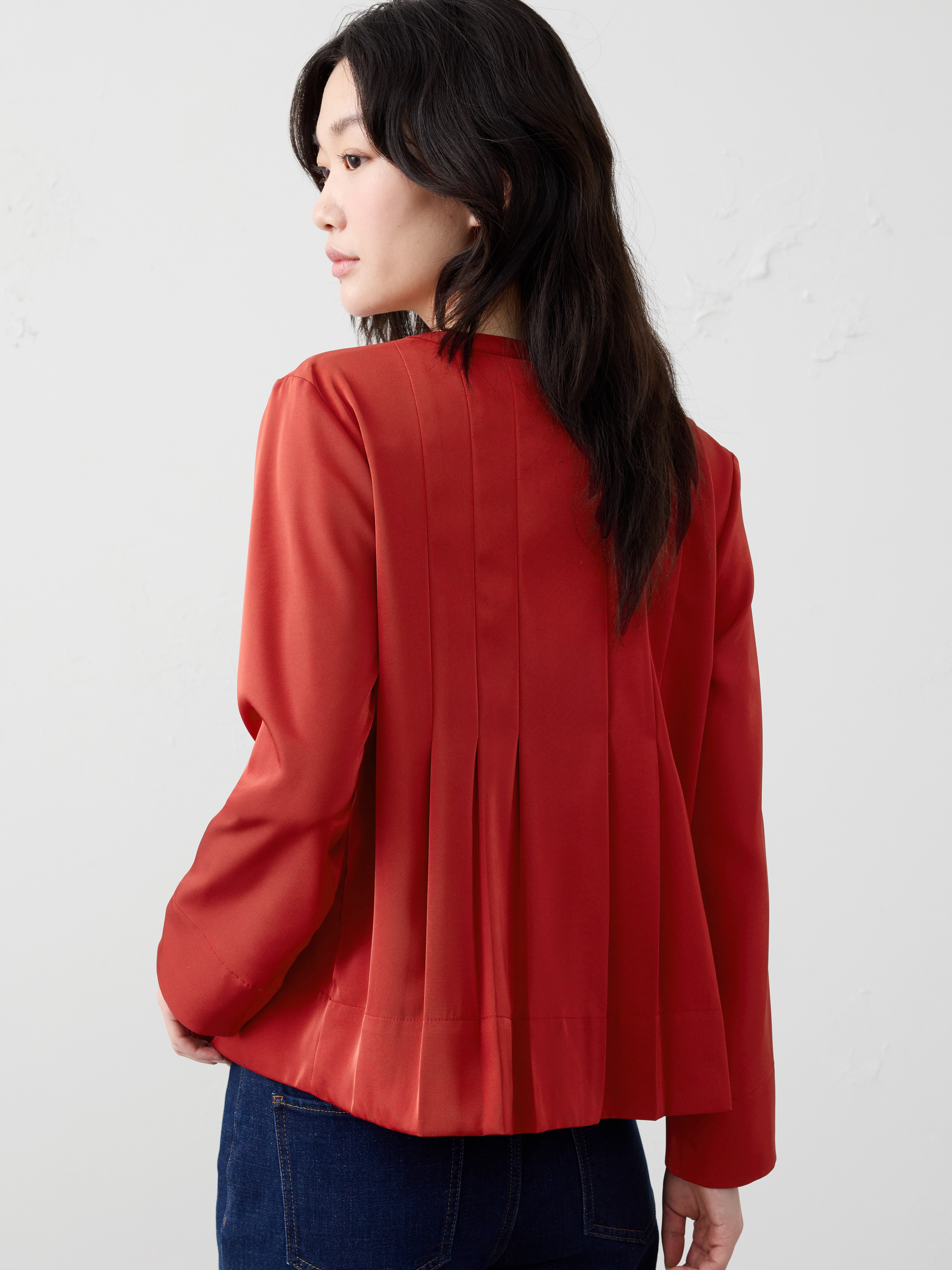 Pleated Swing Top | Banana Republic Factory
