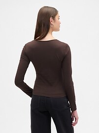 Stretch Jersey Scoopneck Top | Gap Factory
