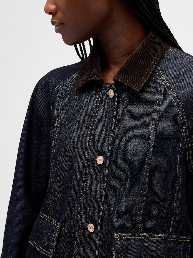 ウルトラソフトデニム スイングチョア ジャケット-3