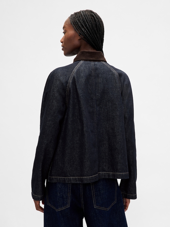 ウルトラソフトデニム スイングチョア ジャケット-2