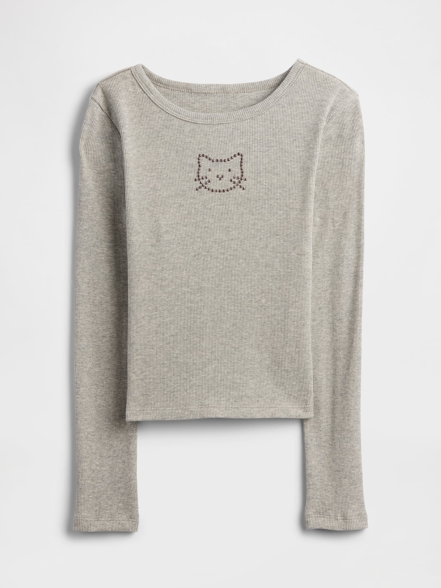 Kids Ribbed Pointelle T-Shirt