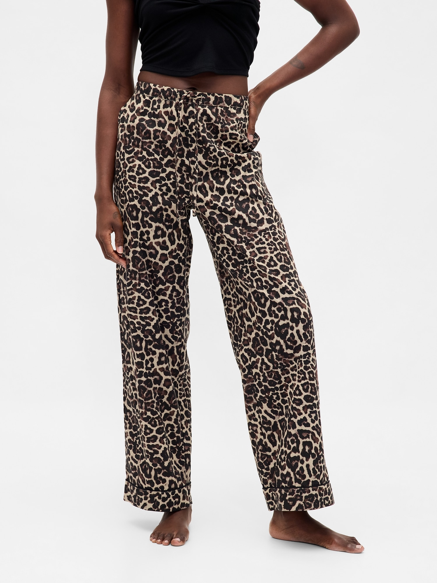 ポプリン パジャマパンツ-2