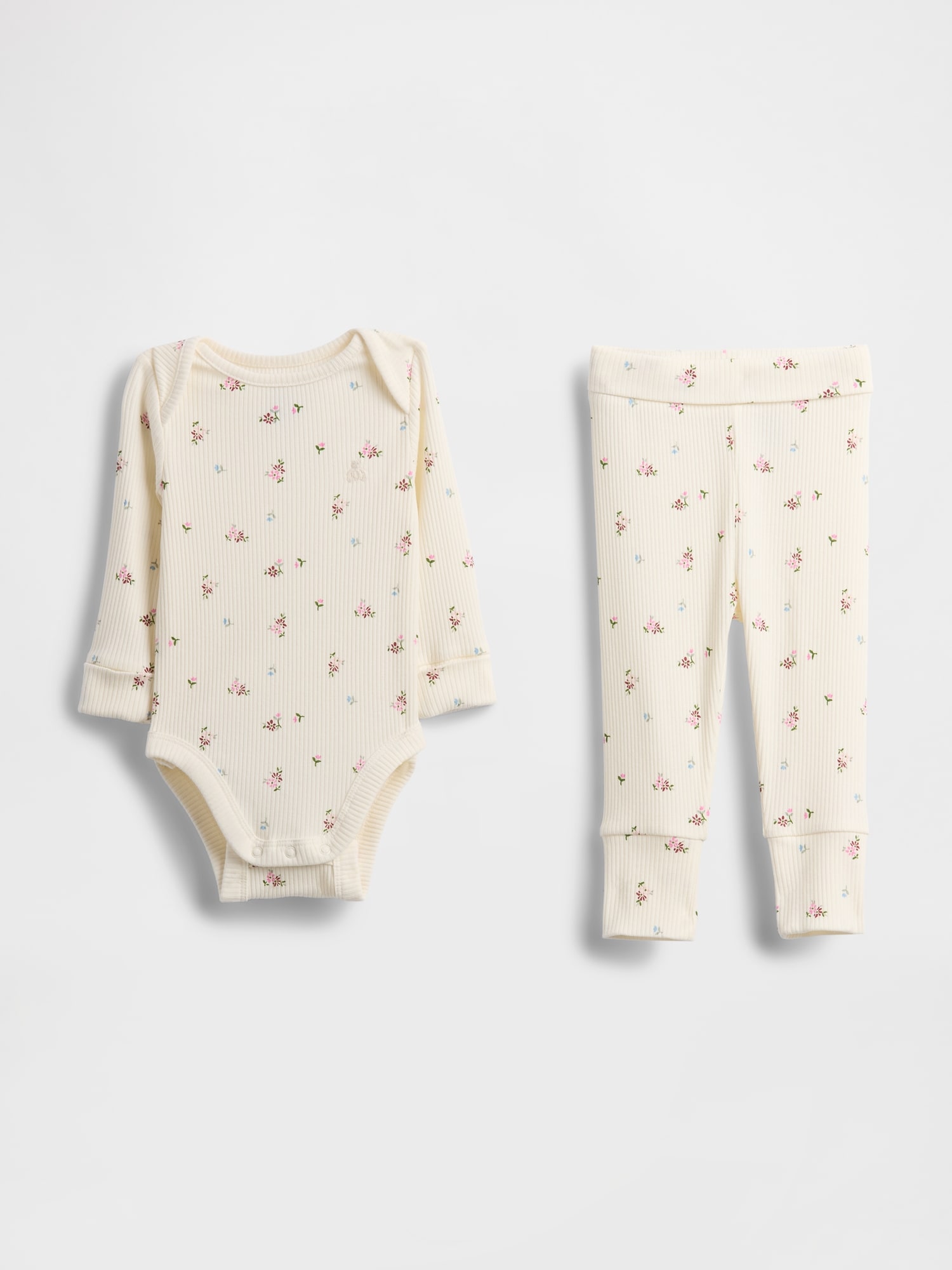 Baby Grow-With-Me TinyRib Outfit Set