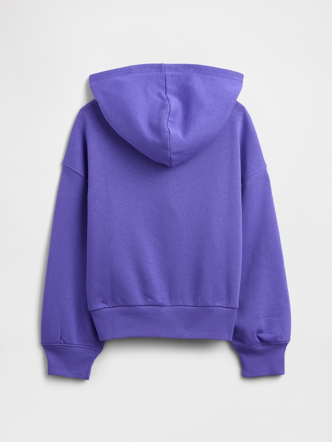 リラックス ハーフジップ フリースパーカー (キッズ)-1