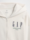 30th アニバーサリー ヴィンテージソフト GAPロゴ ジップアップパーカー (キッズ)-4