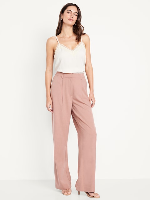 Extra High-Waisted Taylor Wide-Leg Trouser Pants