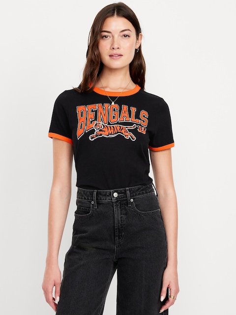 Cincinnati Bengals EveryWear Crew-Neck Ringer T-Shirt