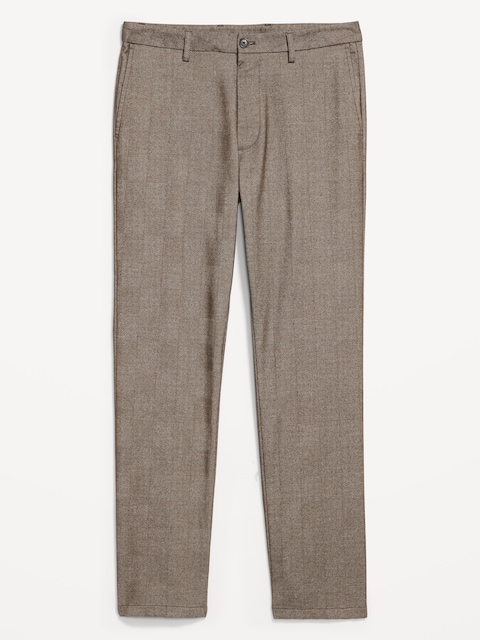 90's Straight Textured Trouser Pants