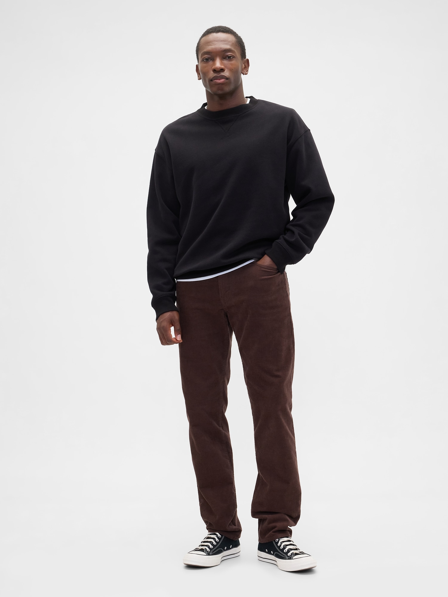 Straight Corduroy Pants