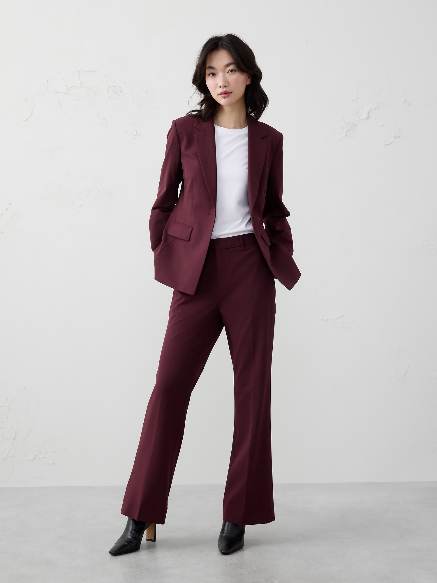 Bootcut High-Rise Sculpted Trouser