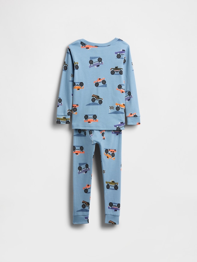 オーガニック ブラッシュドコットン パジャマセット (幼児・ベビー)-1
