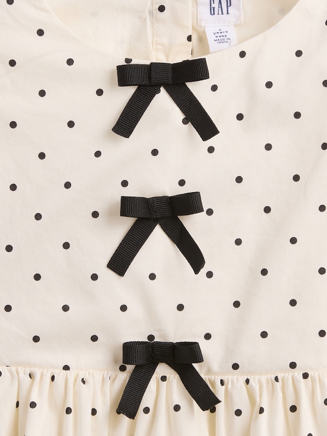 フラッタースリーブ リボン ワンピース (幼児・ベビー)-3