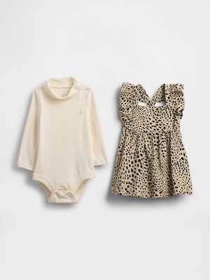 コーデュロイ サロペットスカート コーデセット (ベビー)