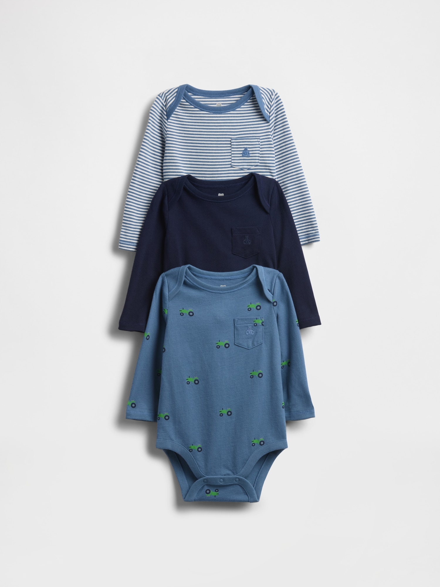 Baby First Favorites Organic Cotton Bodysuit (3-Pack)