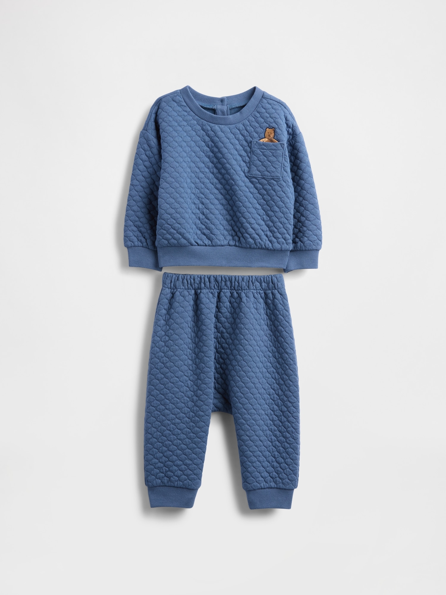 Gap キルティング ブラナンベア ポケット コーデセット (ベビー) Gap キルティング ブラナンベア ポケット コーデセット (ベビー)