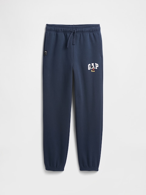 GapKids × Disney Mickey Mouse Relaxed Logo Joggers