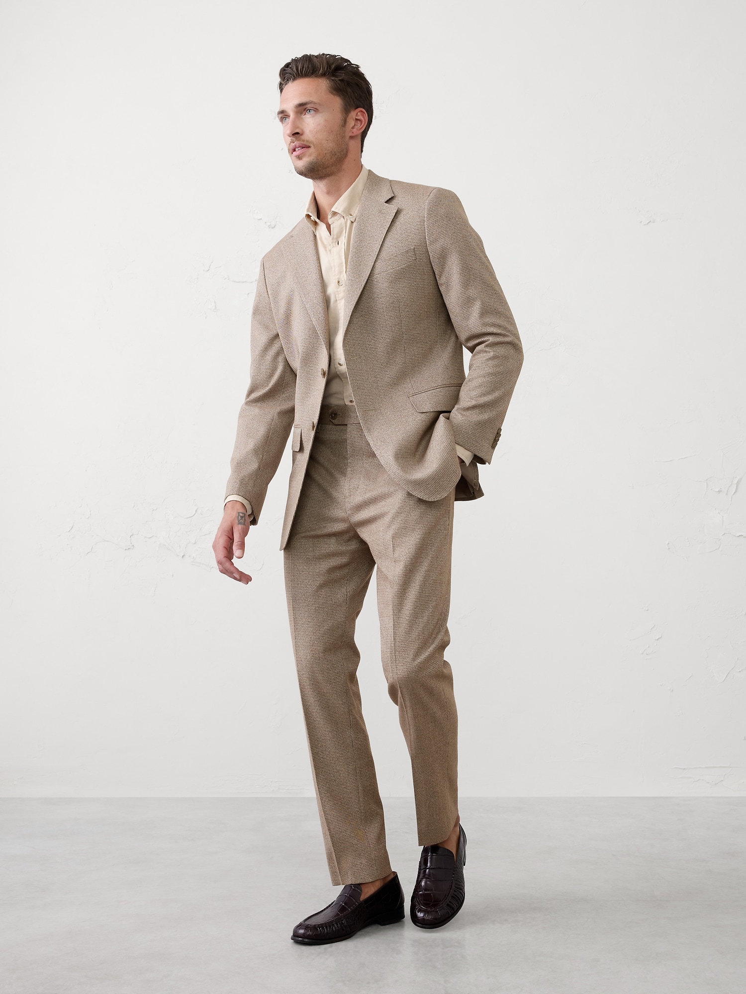 Houndstooth Suit Jacket