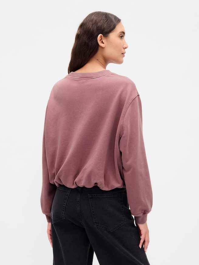 ヘビーウェイト フレンチテリー バブルヘム スウェットシャツ-2