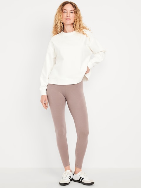 LEGGING TENDANCE À TAILLE HAUTE EN JERSEY À SUPERPOSER