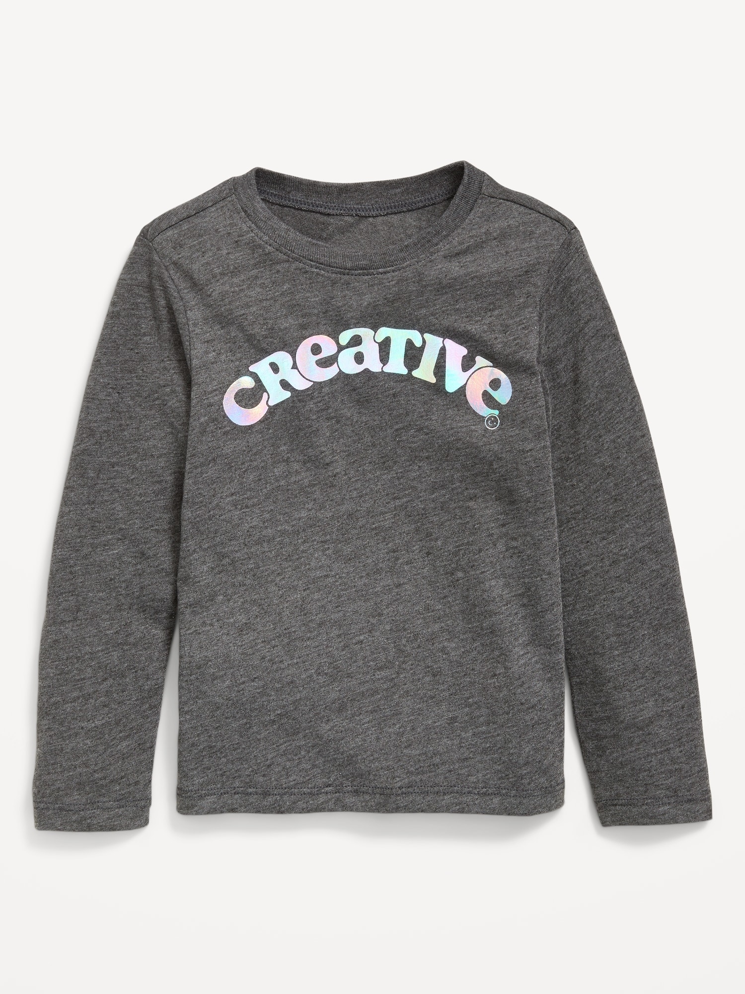 T-SHIRT À IMPRIMÉ À MANCHES LONGUES POUR TOUTE-PETITE FILLE