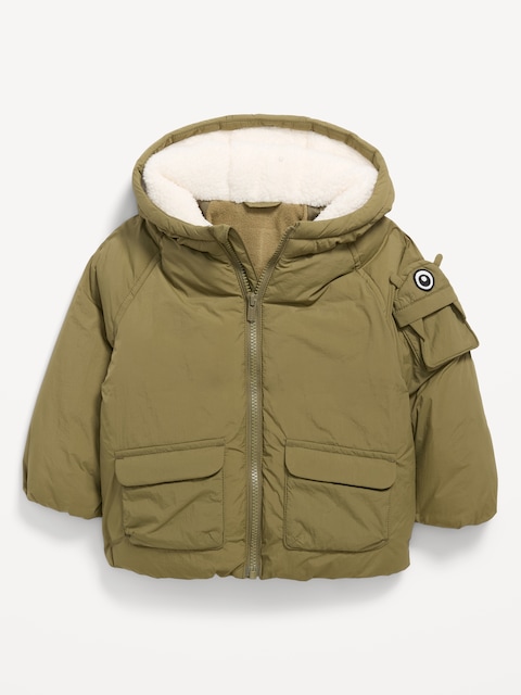 Water-Resistant Unisex Oversized Monster Jacket for Toddler