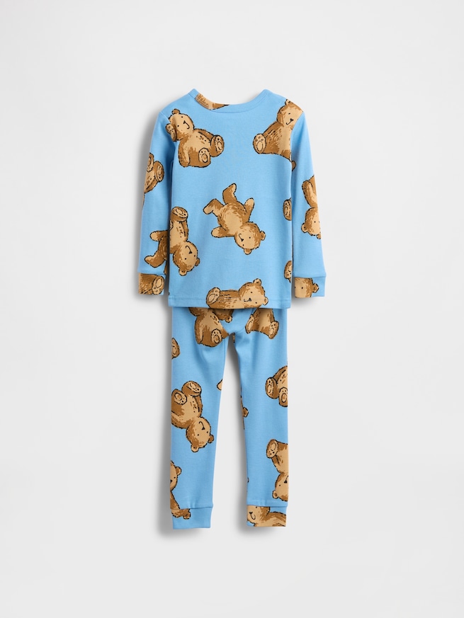オーガニック ブラッシュドコットン パジャマセット (幼児・ベビー)-1