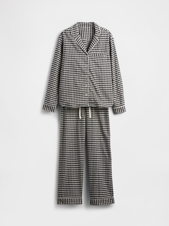 ソフト フランネル パジャマセット-4