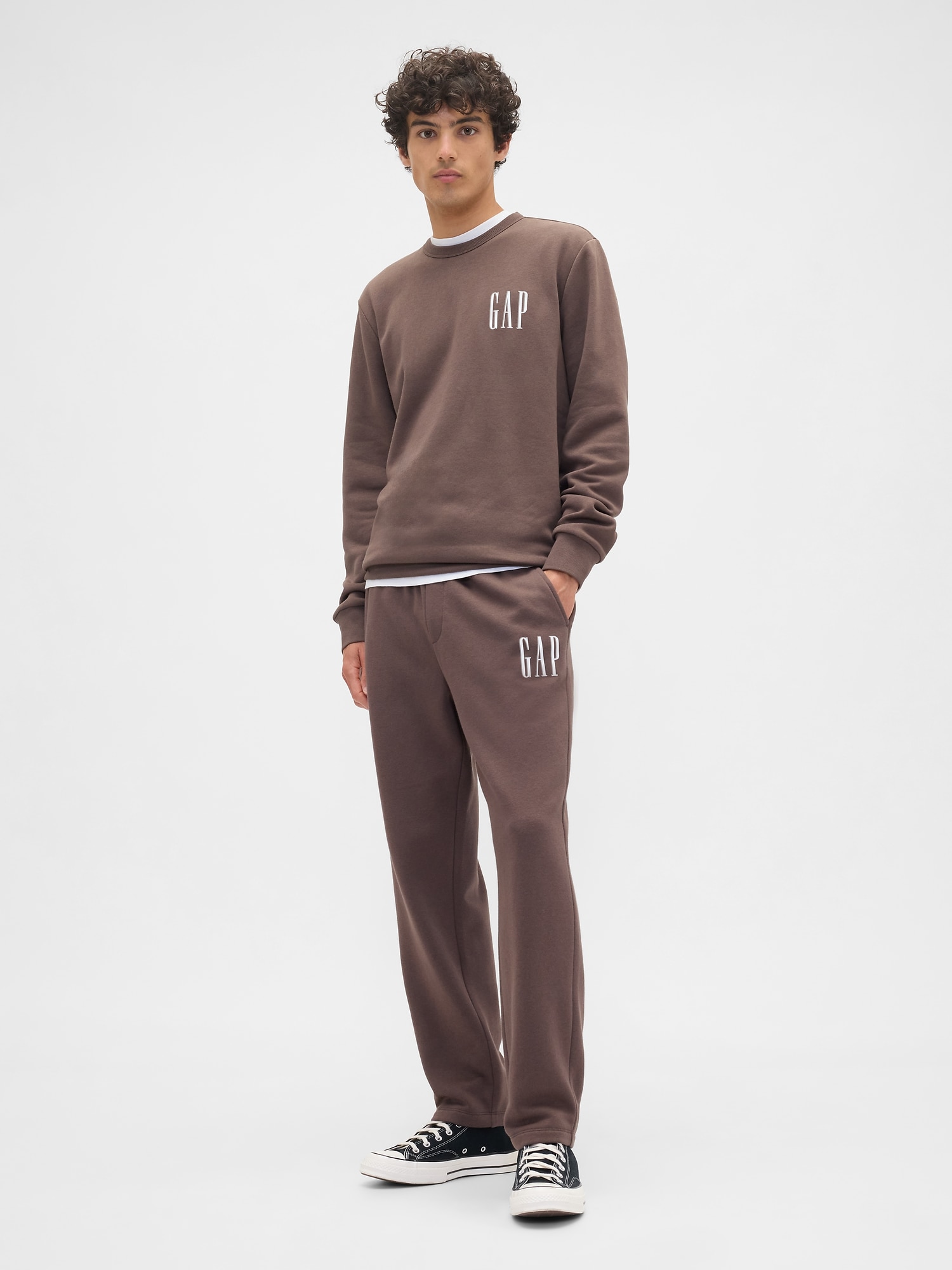 Gap Logo Straight-Leg Sweatpants