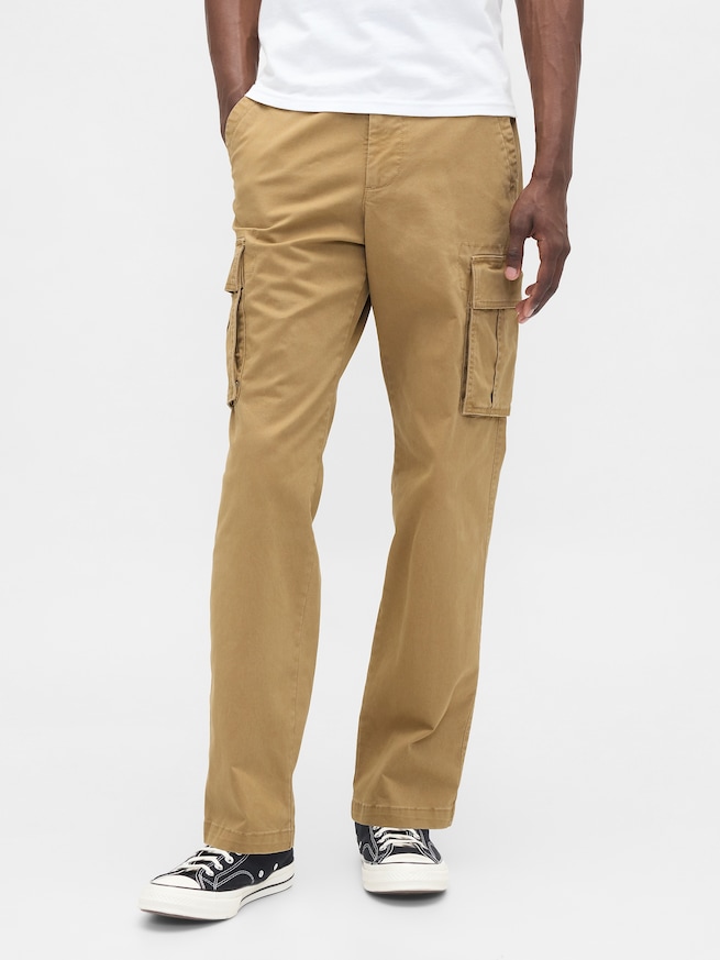 エッセンシャル ストレート カーゴパンツ-1