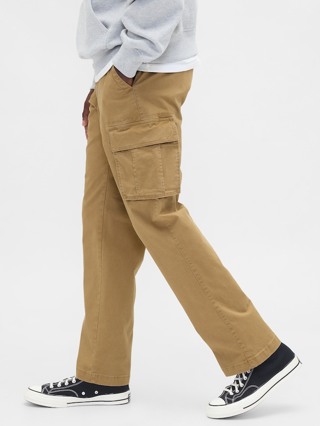 エッセンシャル ストレート カーゴパンツ-2