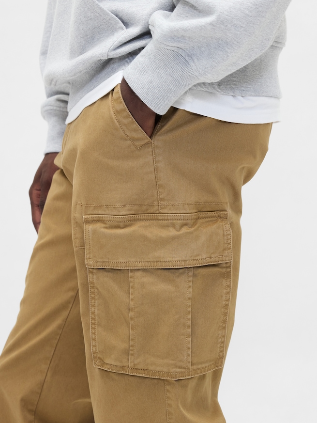 エッセンシャル ストレート カーゴパンツ-4