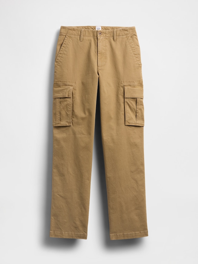 エッセンシャル ストレート カーゴパンツ-5