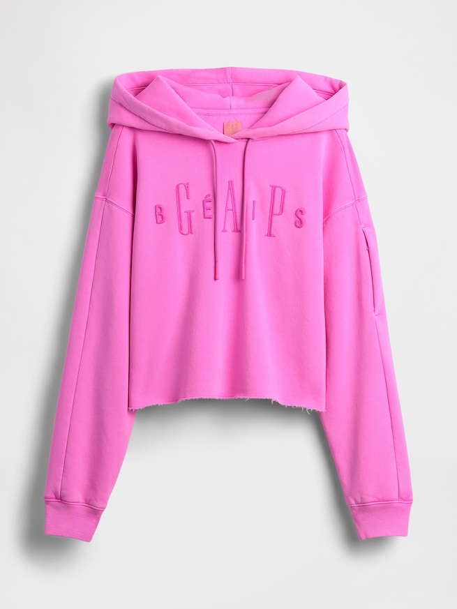 Gap × BÉIS オーバーサイズ クロップドパーカー-5