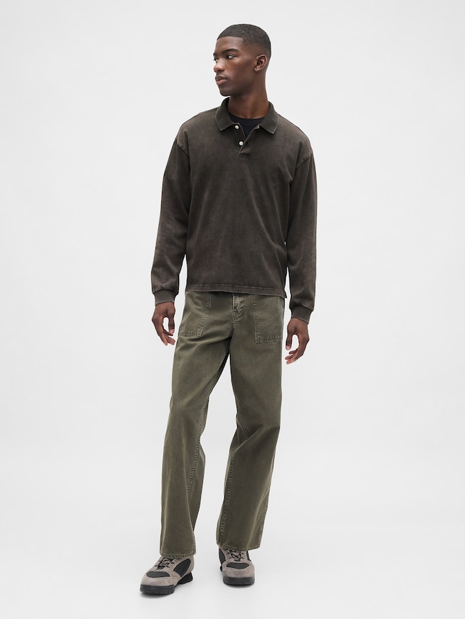 ヘビーウェイト ジャージー ポロシャツ-1