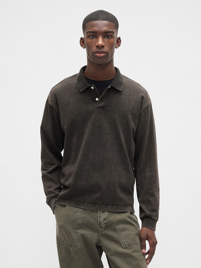 ヘビーウェイト ジャージー ポロシャツ-0