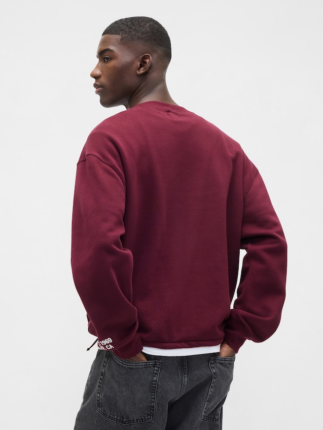 ヴィンテージソフト オーバーサイズ GAPロゴ スウェットシャツ-2