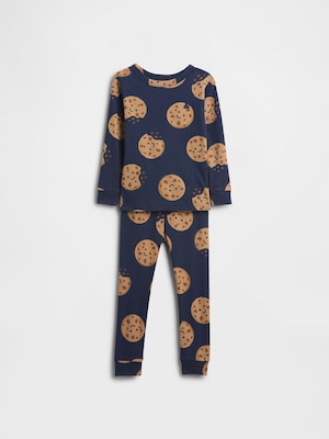 オーガニック ブラッシュドコットン パジャマセット (幼児・ベビー)