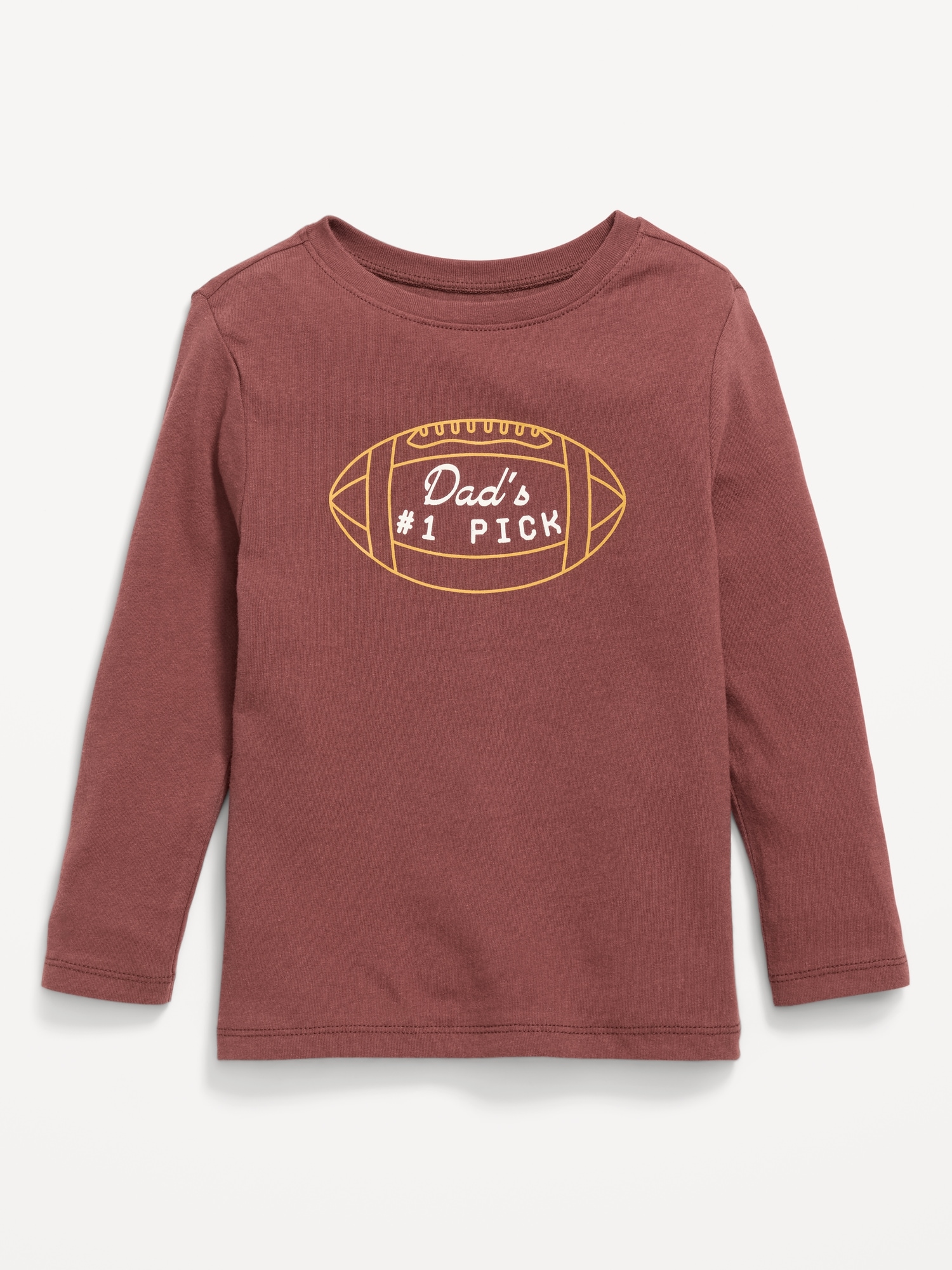 Long-Sleeve Unisex Graphic T-Shirt for Toddler