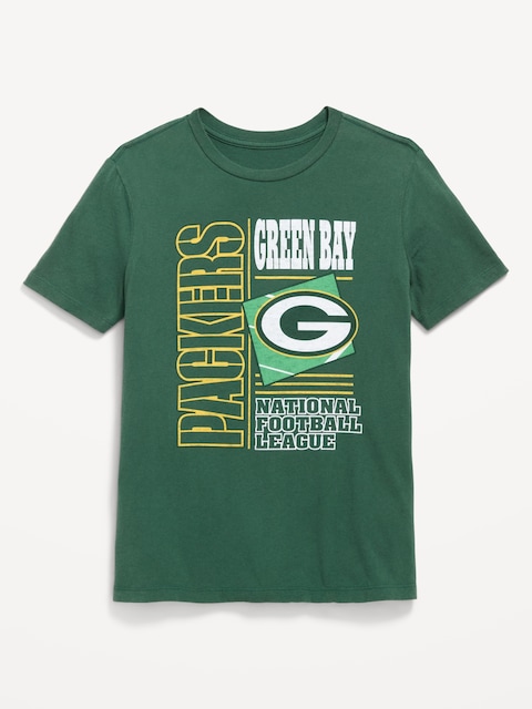 Green Bay Packers Gender-Neutral Graphic T-Shirt for Kids