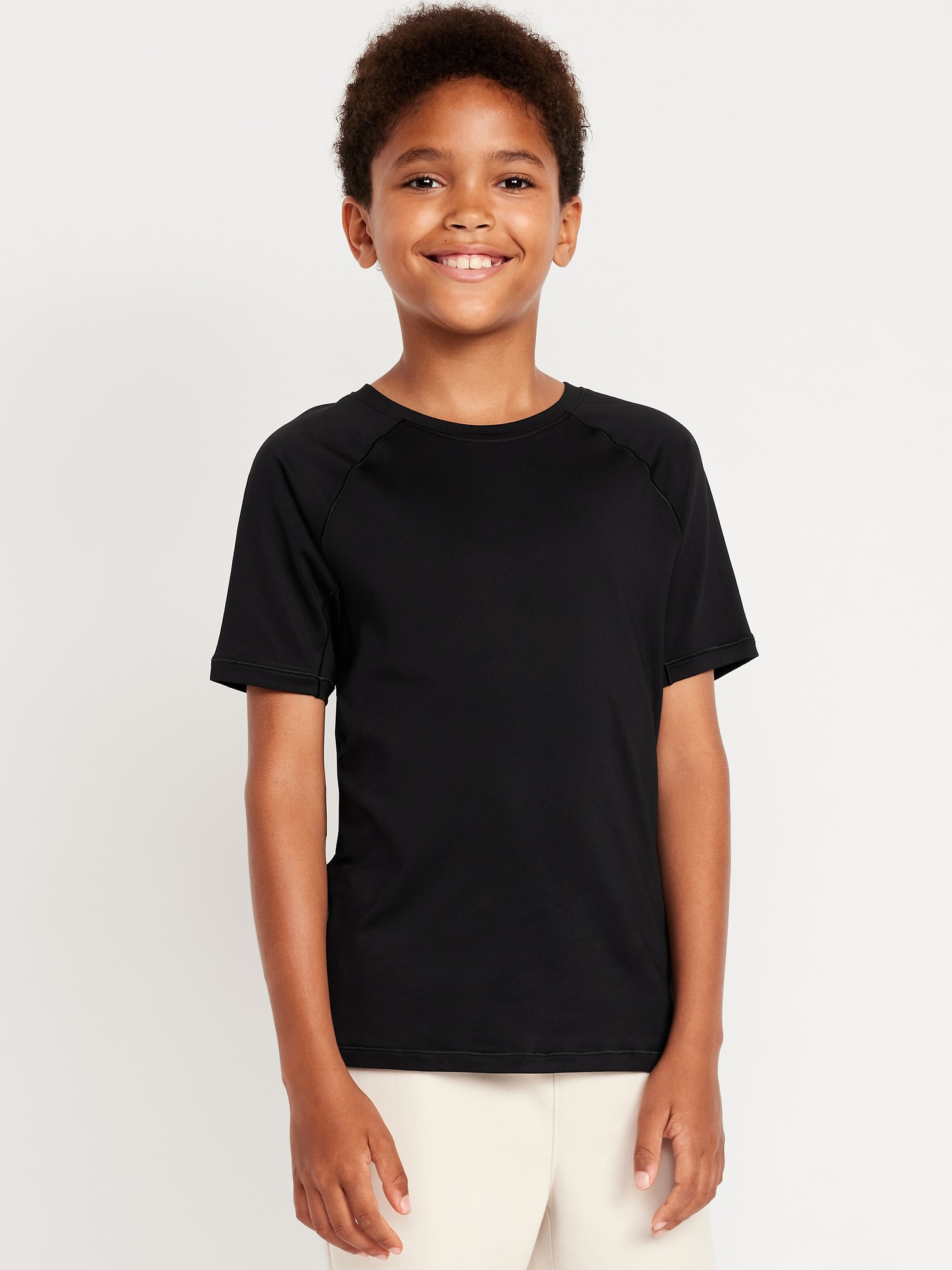 T-SHIRT INÉGALÉ PERFORMANCE À MANCHES COURTES POUR GARÇON