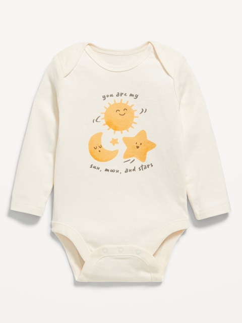 Long-Sleeve Graphic Bodysuit for Baby