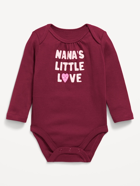 Long-Sleeve Graphic Bodysuit for Baby