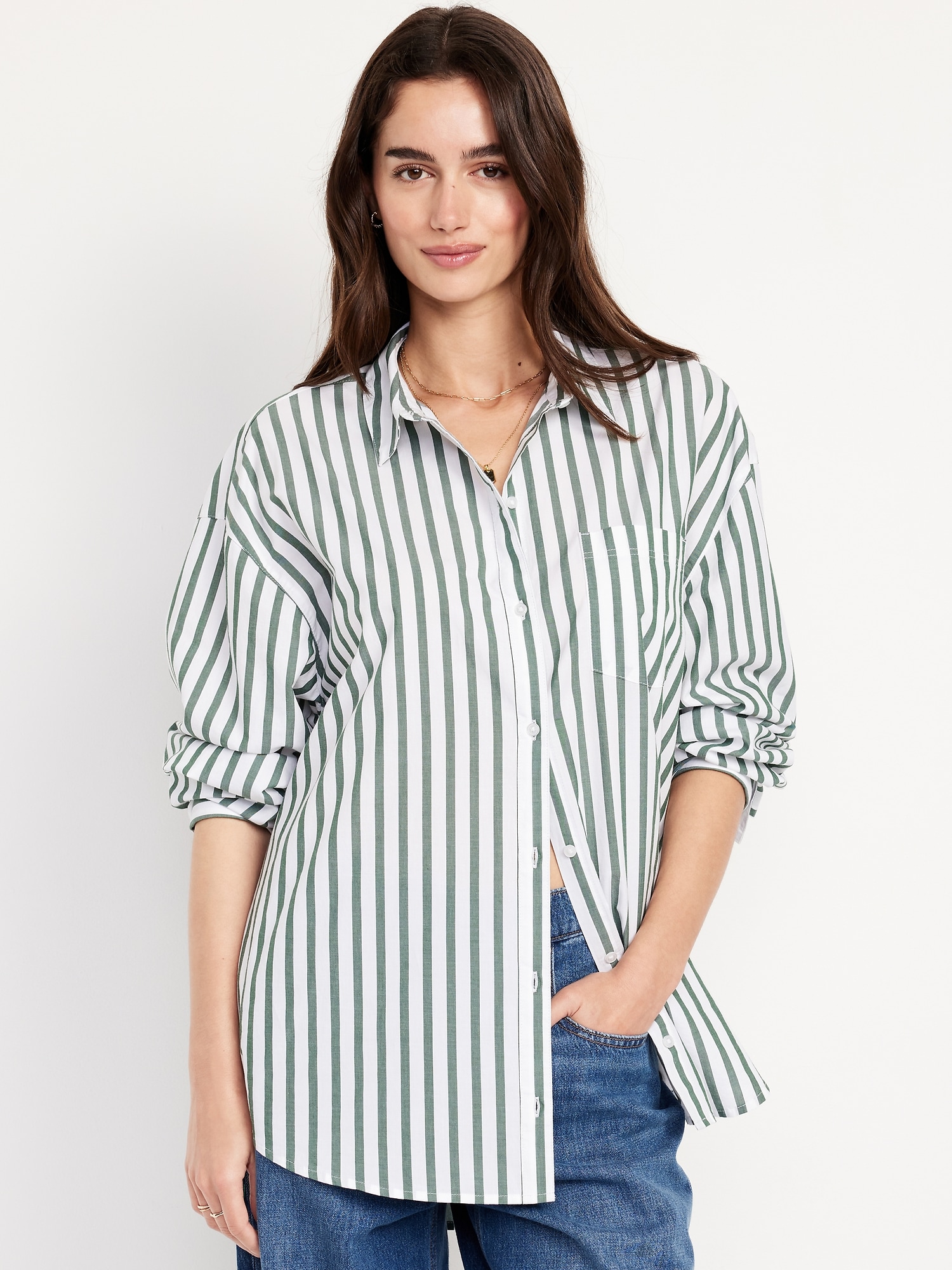 long dress shirts for women Women's Button Down Sleeve Basic Business Shirt Slim Classic V Neck Button Up Work Blouse Tops(Black,Small): Clothing, Shoes & Jewelry This depends on other physical variables Long Women's Shirts | Old
