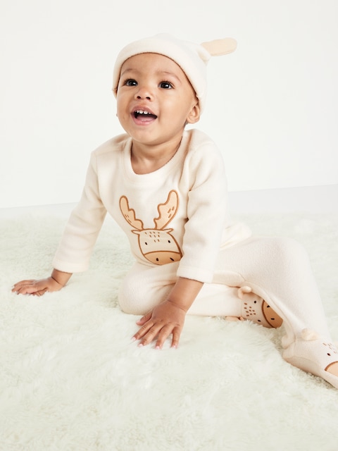 Microfleece Graphic 3-Piece Layette Set for Baby