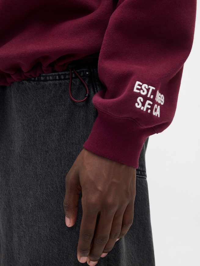 ヴィンテージソフト オーバーサイズ GAPロゴ スウェットシャツ-3