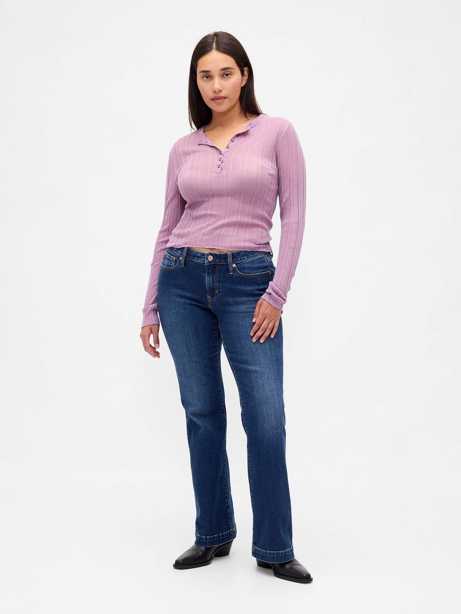Curvy Low Rise Long & Lean Jeans