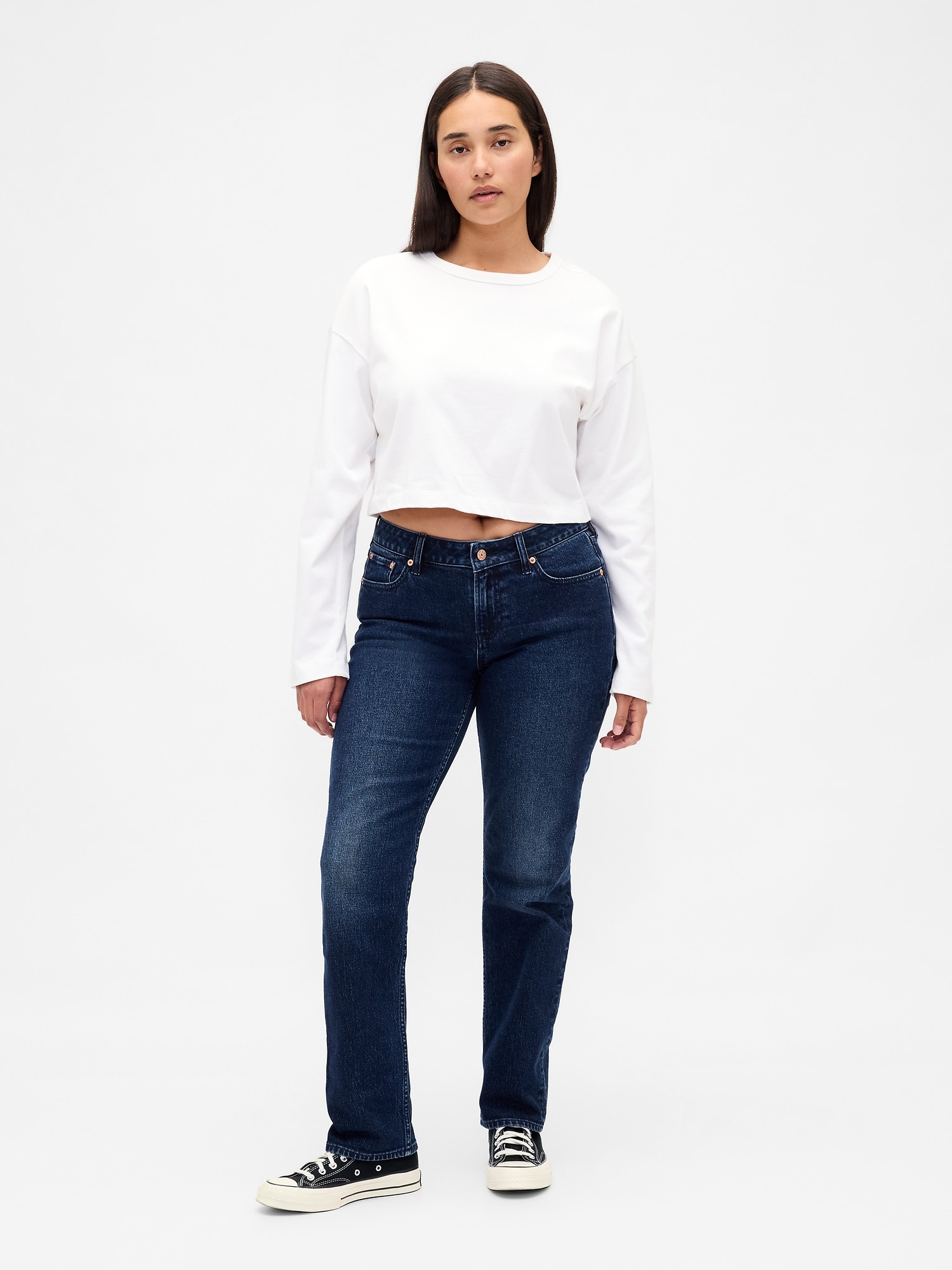 Curvy Low Rise '90s Slim Straight Jeans